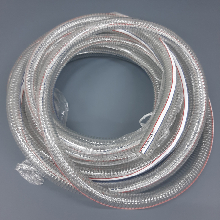 Усиленный сливной шланг ПВХ d25 1м